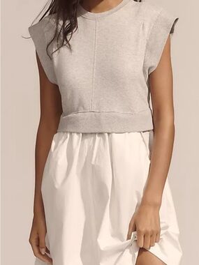 Sleeveless Grey Mini Dress